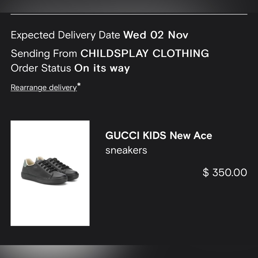 TODDLER Gucci!